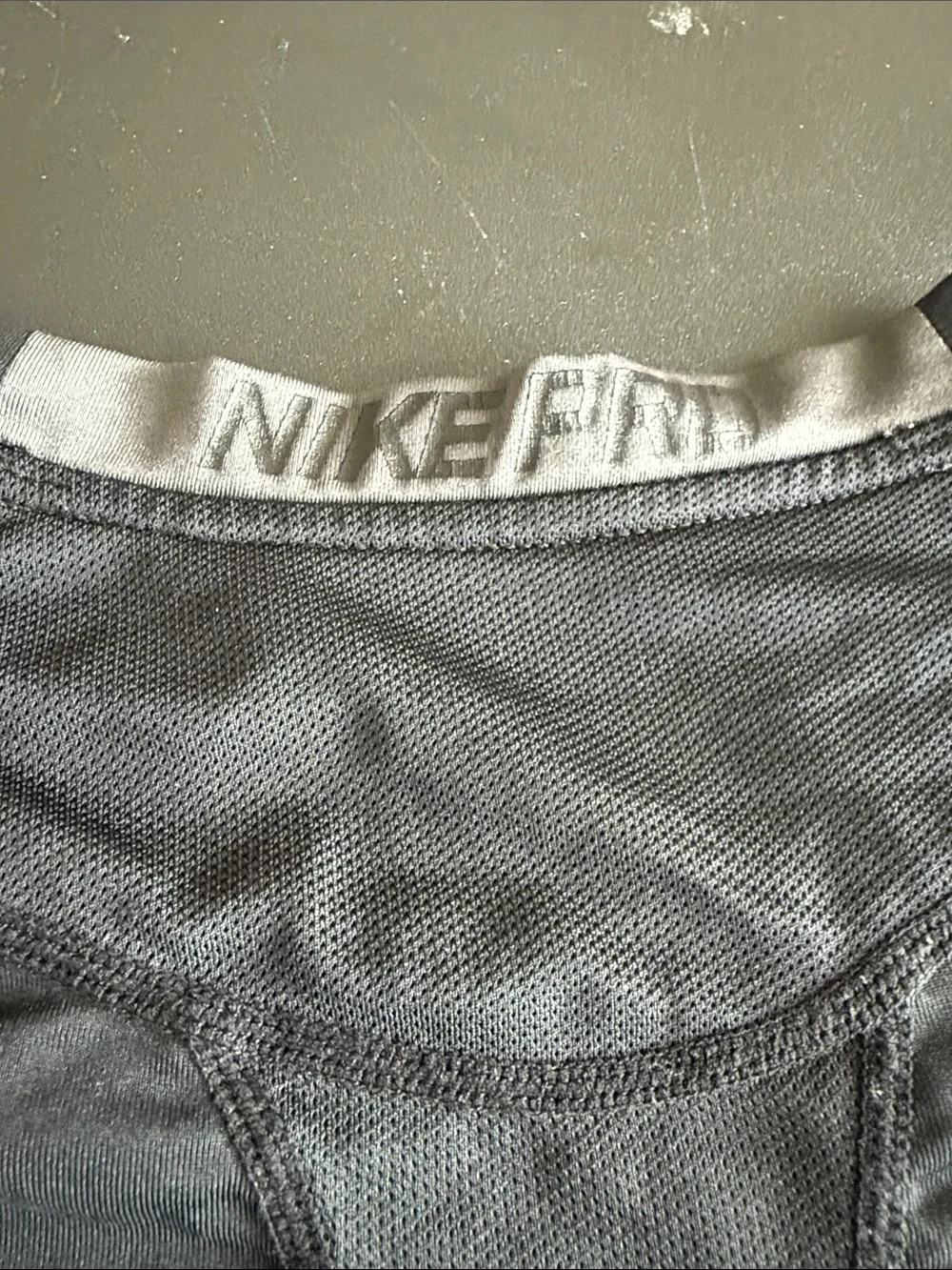 Nike Black Athletic Tee with White Swoosh